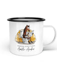 Emaille-Tasse "Amklo-Araber"