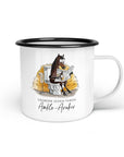 Emaille-Tasse "Amklo-Araber"