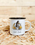 Emaille-Tasse "Amklo-Araber"