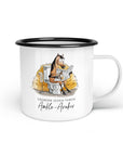 Emaille-Tasse "Amklo-Araber"