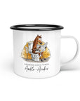 Emaille-Tasse "Amklo-Araber"