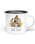 Emaille-Tasse "Amklo-Araber"