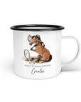 Emaille-Tasse "Creolos"