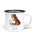Emaille-Tasse "Creolos"