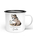 Emaille-Tasse "Creolos"