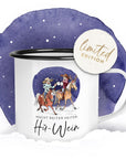Emailletasse "Hü-Wein" | Western