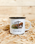 Emaille-Tasse "Frecheriksborger"