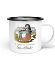 Emaille-Tasse "Genießländer"