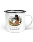 Emaille-Tasse "Genießländer"