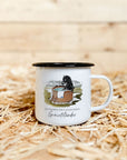 Emaille-Tasse "Genießländer"