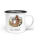 Emaille-Tasse "Genießländer"