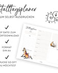 Stalltagsplaner | Druckvorlage