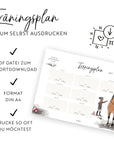 Träningsplan | Druckvorlage