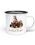 Emaille-Tasse "Polnisches Farmblut"