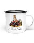 Emaille-Tasse "Polnisches Farmblut"