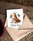 Strohpapier-Postkarte "Happy Möhrs-day"
