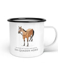 Emaille-Tassen Set "Western-Edition" | 5-teilig