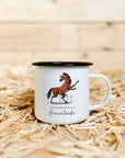Emaille-Tasse "Hereinländer"