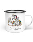 Emaille-Tasse "Curly Horse"