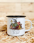 Emaille-Tasse "Lesel"