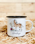 Emaille-Tasse "Glanzlinger"