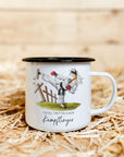 Emaille-Tasse "Kampflinger"