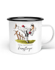 Emaille-Tasse "Kampflinger"