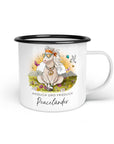 Emaille-Tasse "Peaceländer"