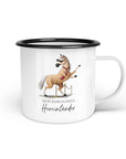 Emaille-Tasse "Hereinländer"