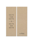 Lesezeichen "Seite an Seite"