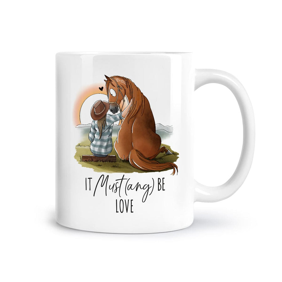 Tasse "It Must(ang) be love"