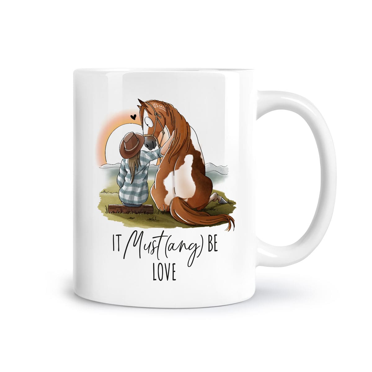 Tasse "It Must(ang) be love"