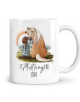 Tasse "It Must(ang) be love"