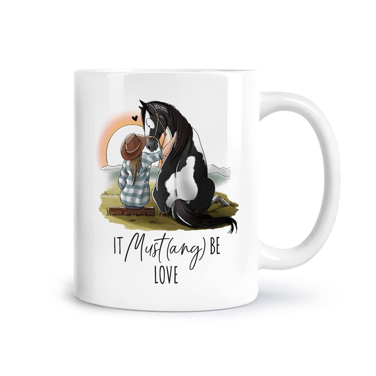 Tasse "It Must(ang) be love"