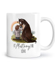 Tasse "It Must(ang) be love"