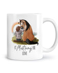 Tasse "It Must(ang) be love"