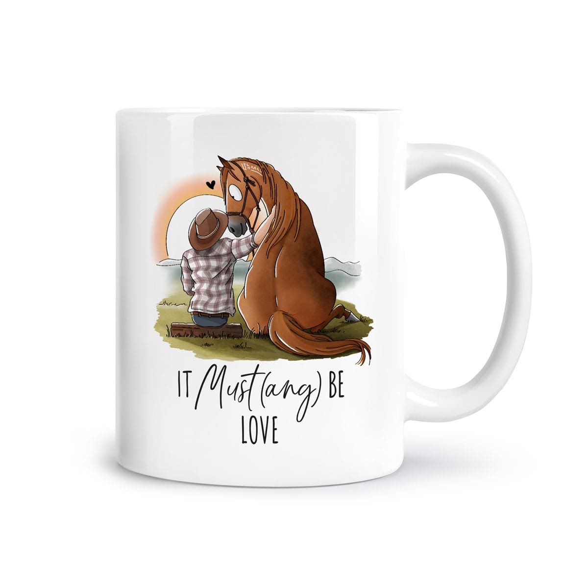 Tasse "It Must(ang) be love"