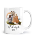 Tasse "It Must(ang) be love"