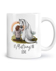 Tasse "It Must(ang) be love"