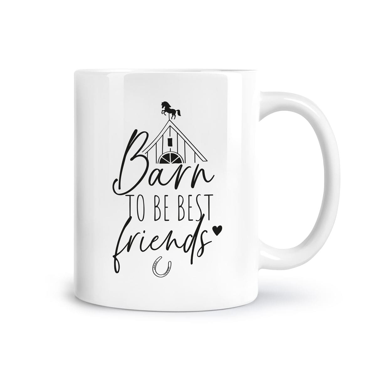 Tasse "Barn to be best friends"