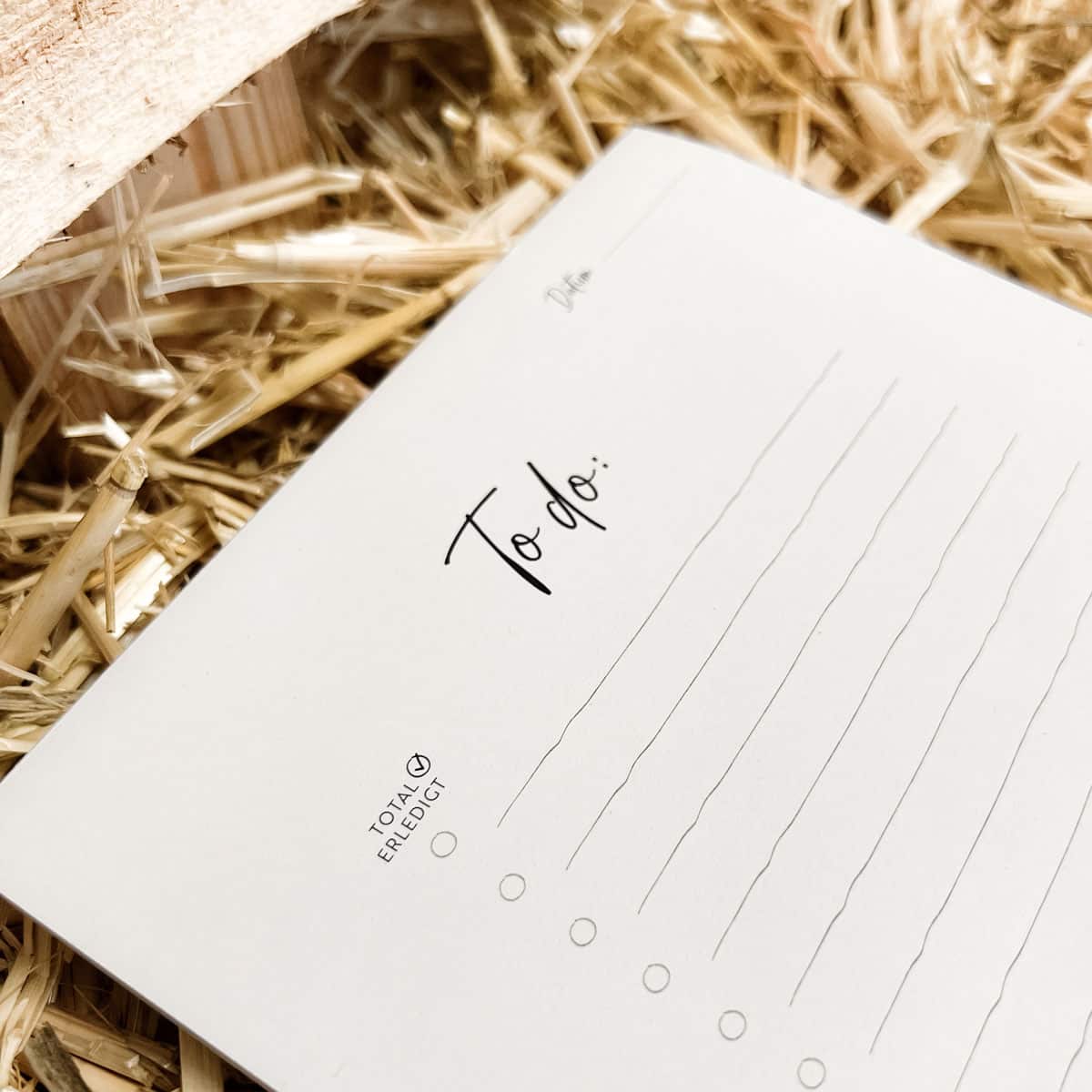 ToDo Liste "Total erledigt" | DIN A5