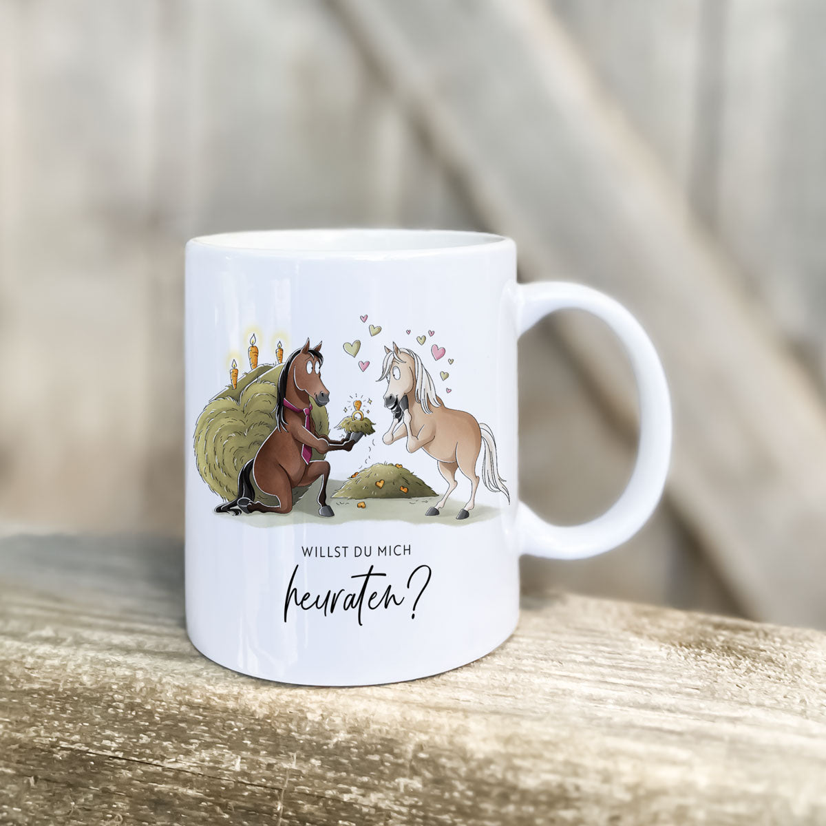 Tasse "Willst du mich heuraten?"