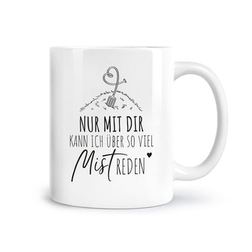 Tasse "Über Mist reden"