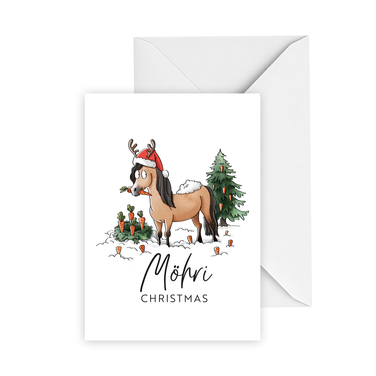 Grußkarte "Möhri Christmas"
