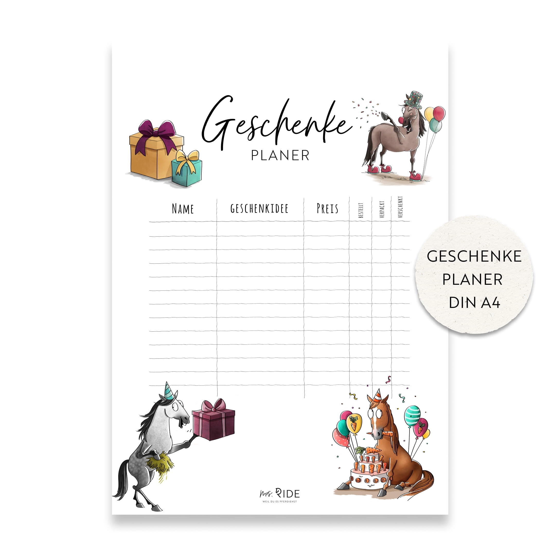 Birthday Druckvorlagen Set