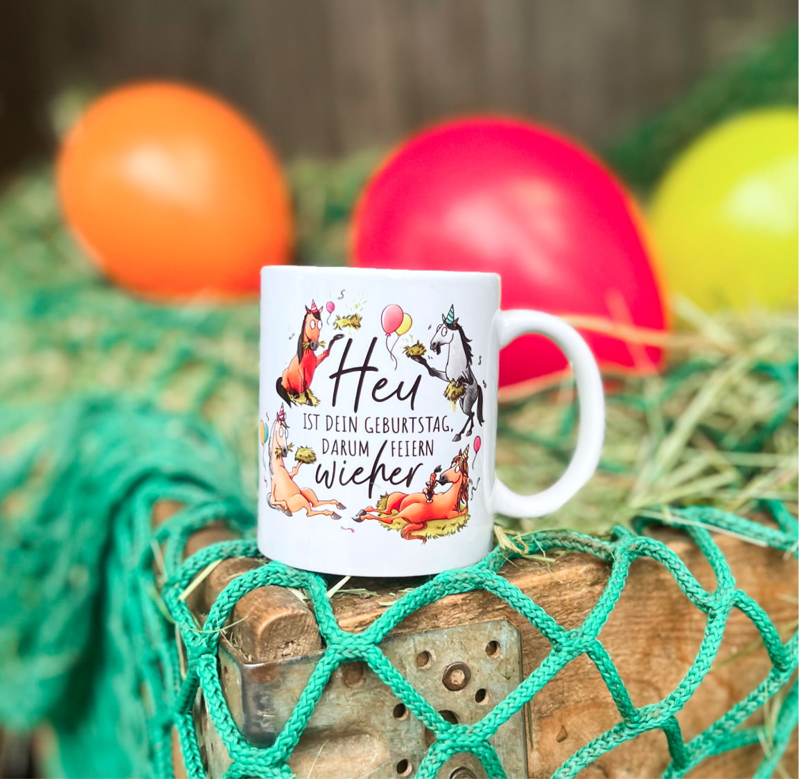 Tasse "Heu ist dein Geburtstag"