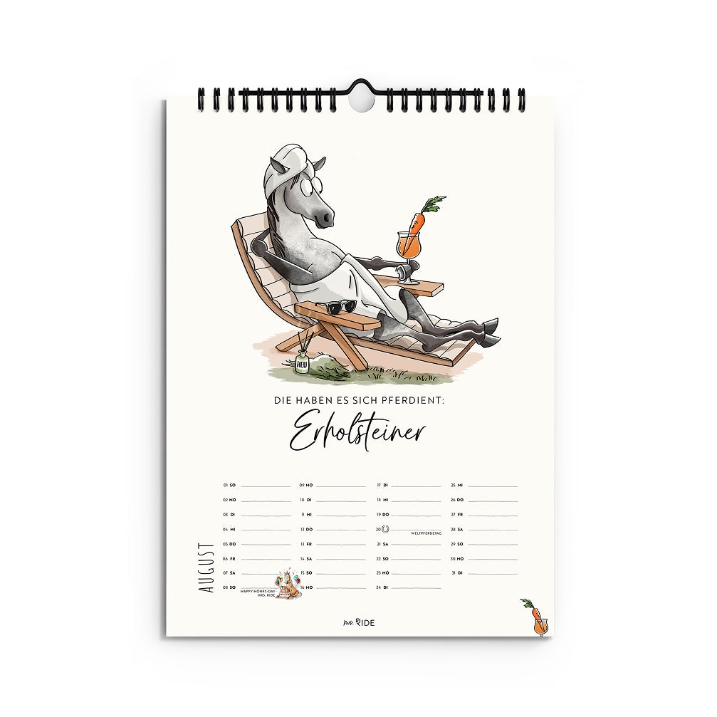Pferderassen Kalender 2027