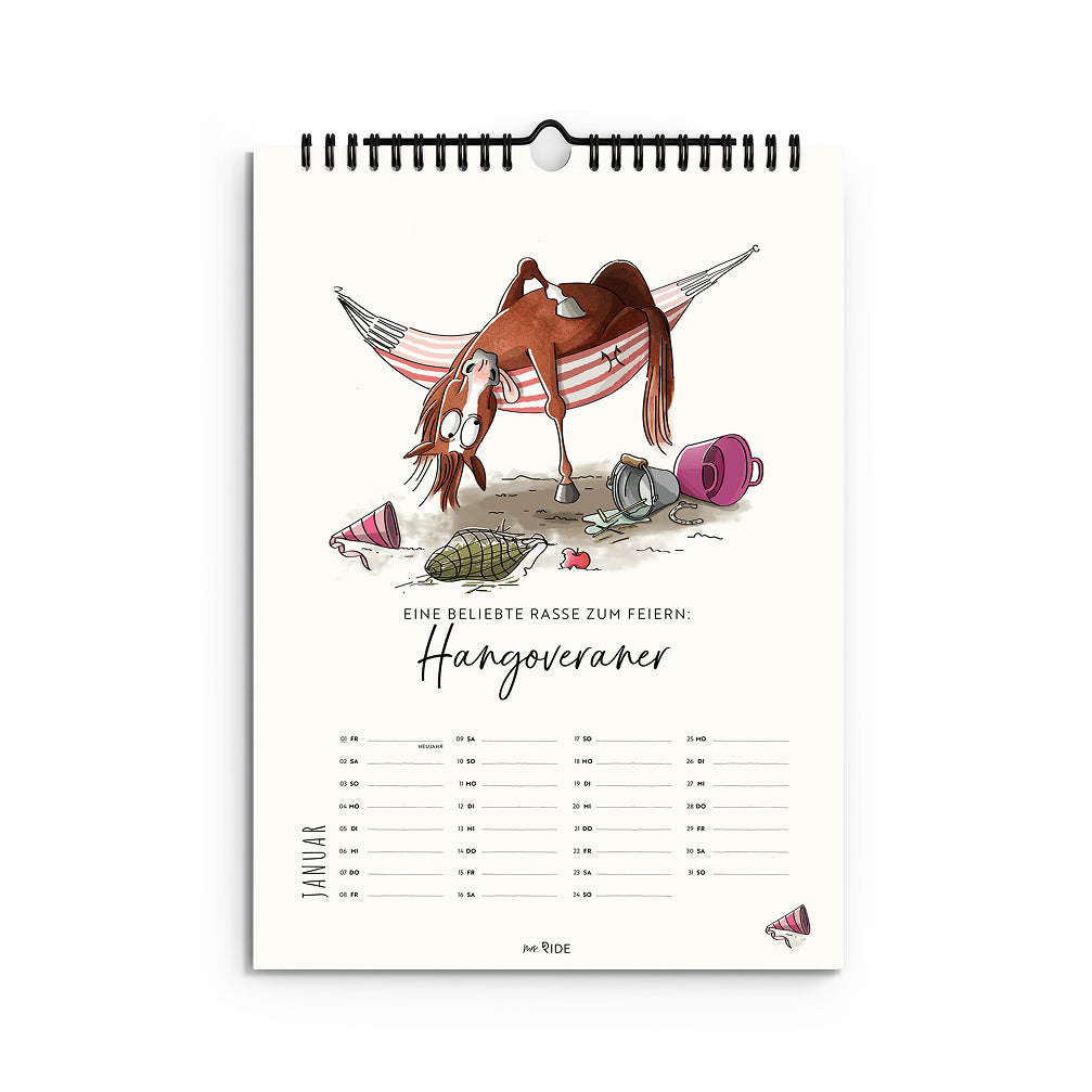 Pferderassen Kalender 2027