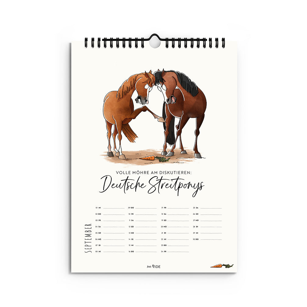Pferderassen Kalender 2027