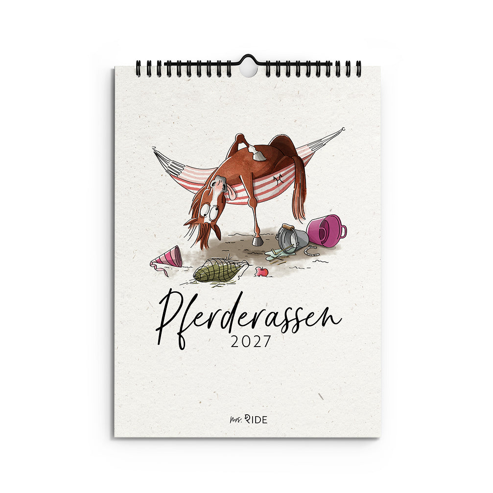 Pferderassen Kalender 2027